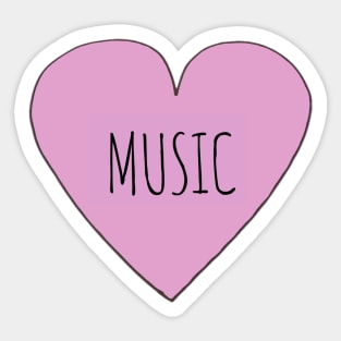 MUSIC LOVE Sticker